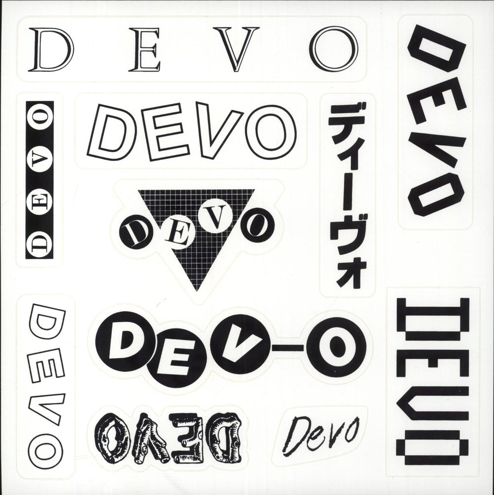 Devo Turn Around: B-Sides & More [1978-1984] - Red with White & Black Marble Vinyl US vinyl LP album (LP record)