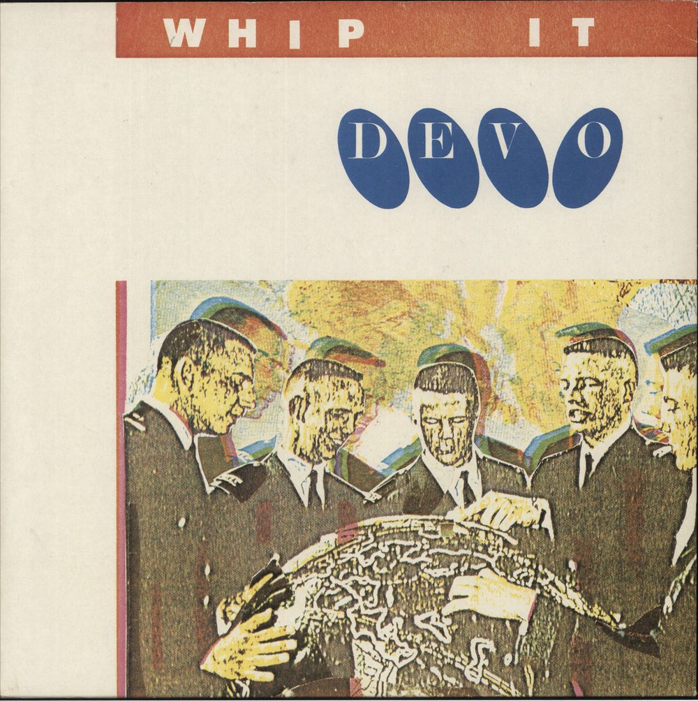 Devo Whip It - EX UK 12" vinyl single (12 inch record / Maxi-single) VS383-12