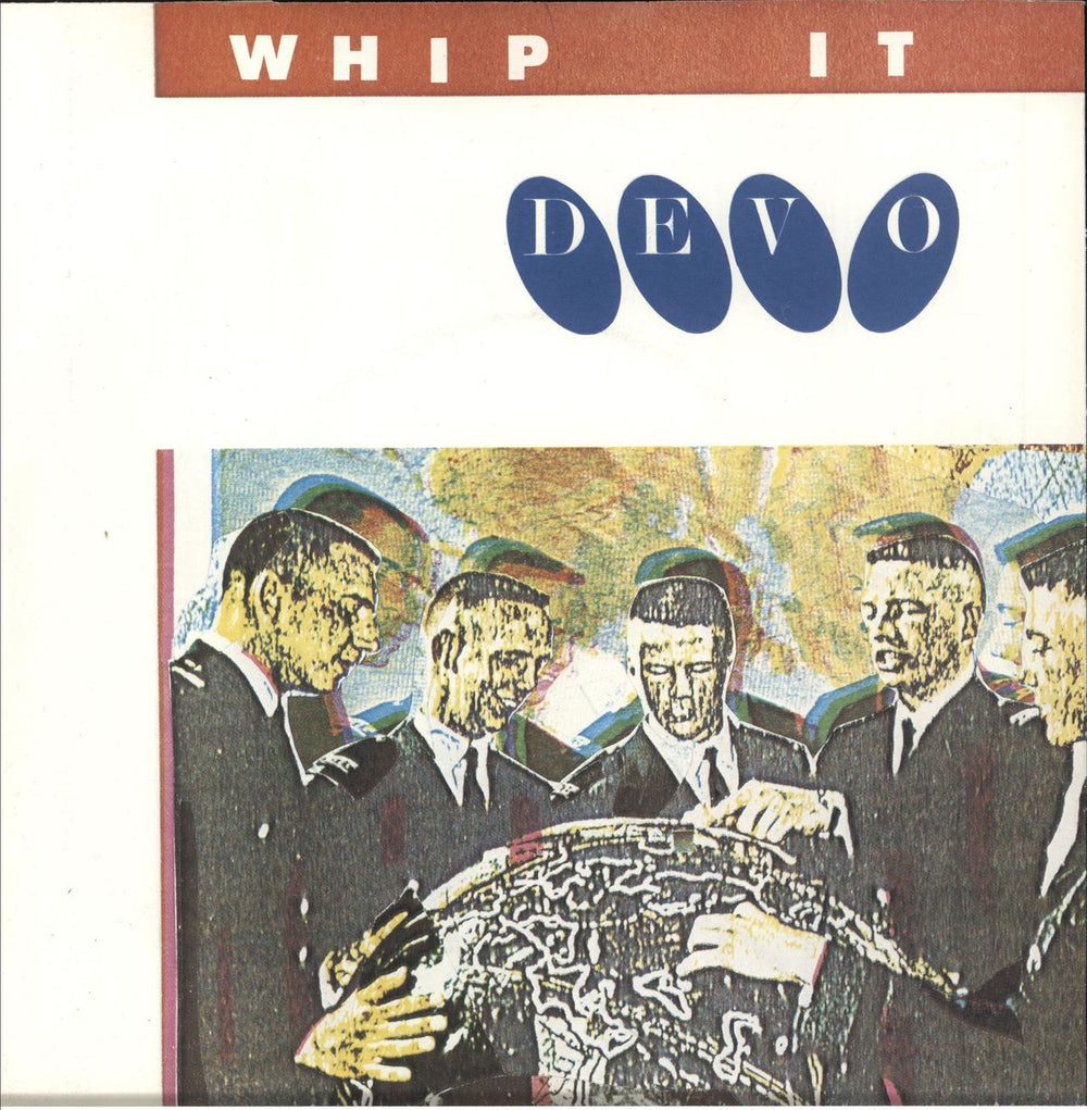 Devo Whip It UK 7" vinyl single (7 inch record / 45) VS383