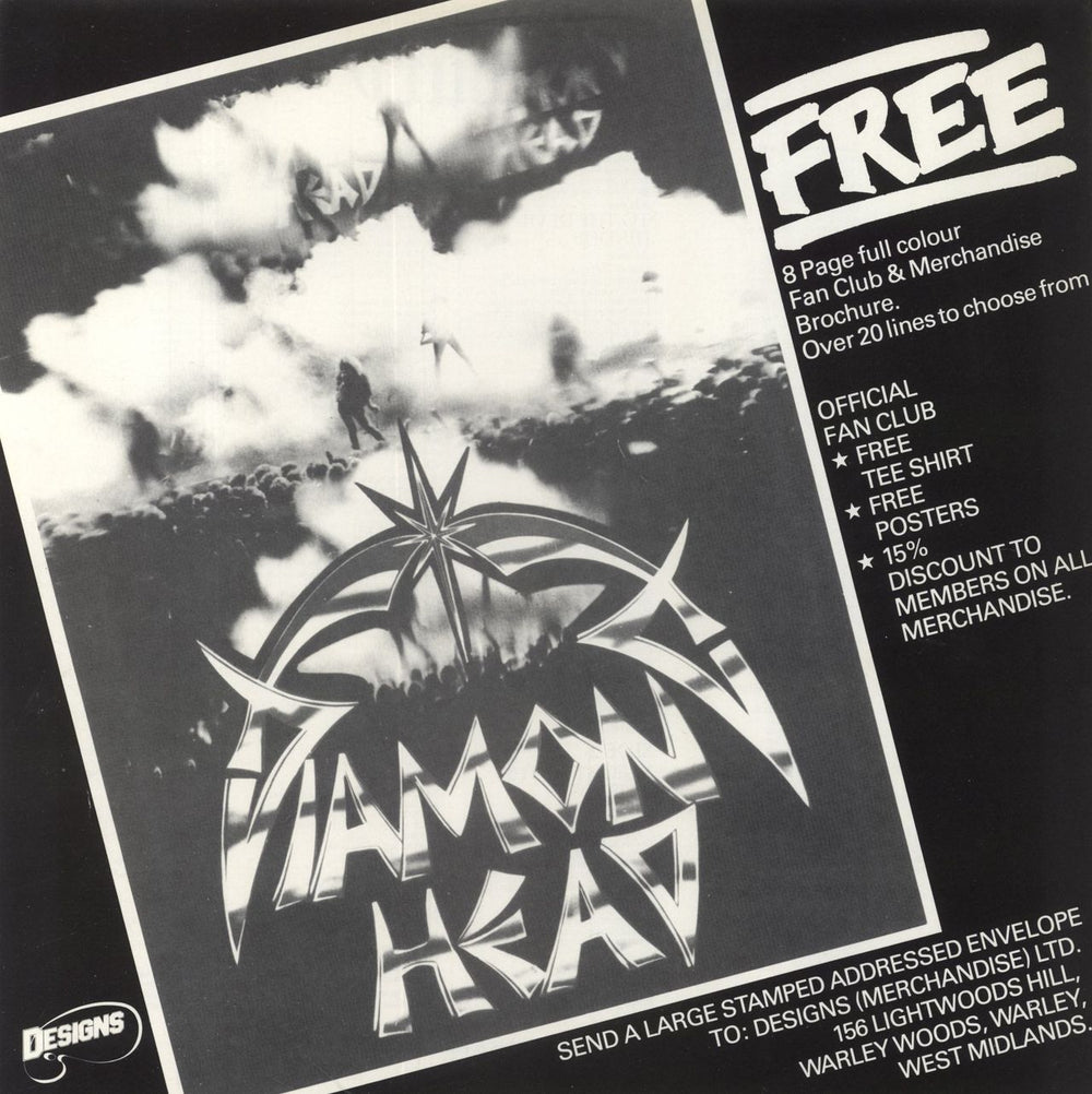 Diamond Head Canterbury UK vinyl LP album (LP record)