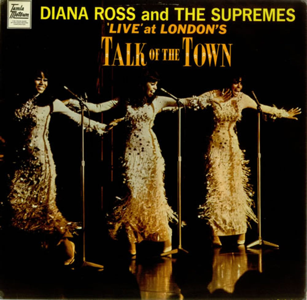 Diana Ross & The Supremes Live At London's Talk Of The Town UK vinyl LP album (LP record) STML11070