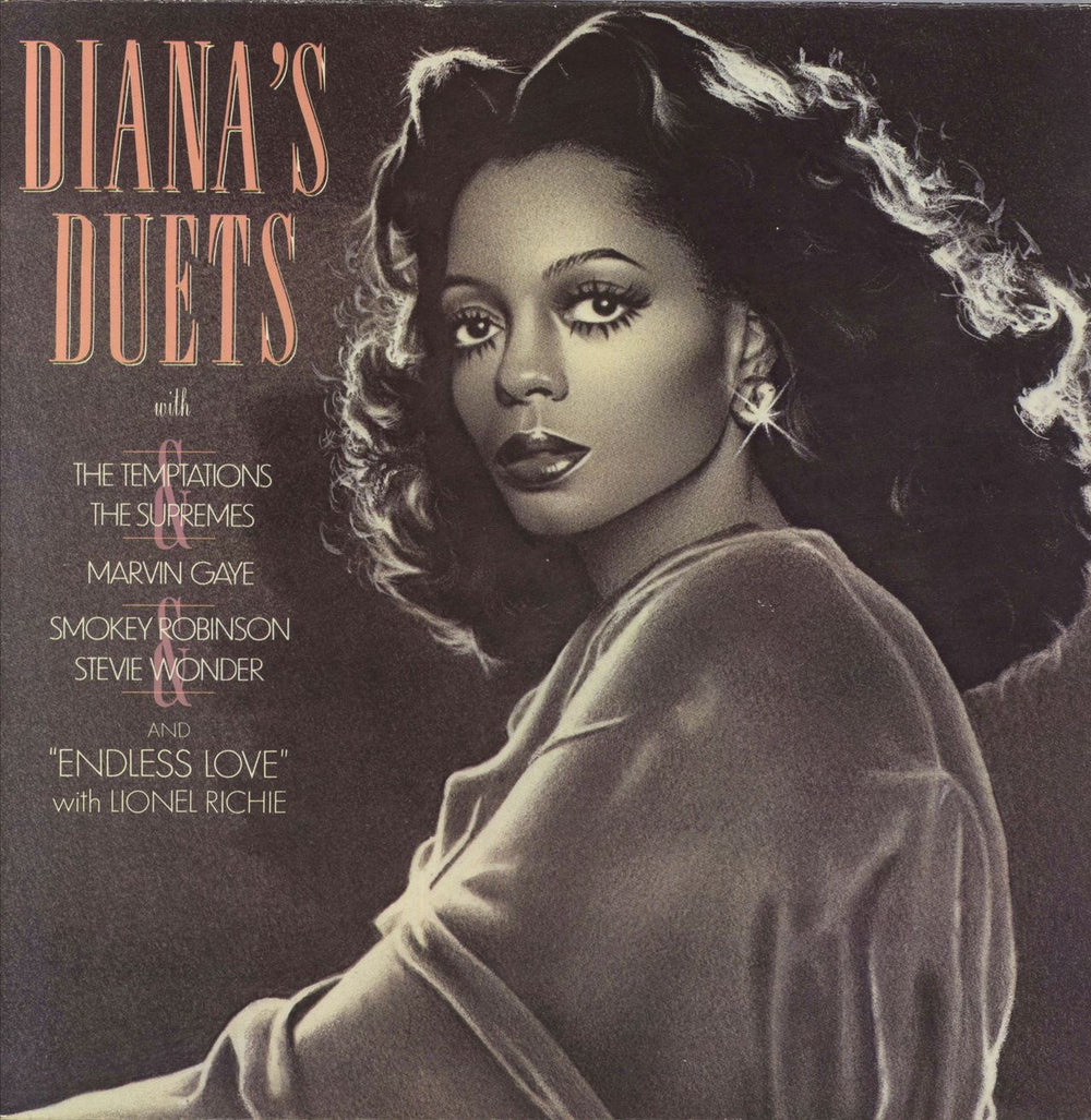 Diana Ross Diana's Duets UK vinyl LP album (LP record) STML12163