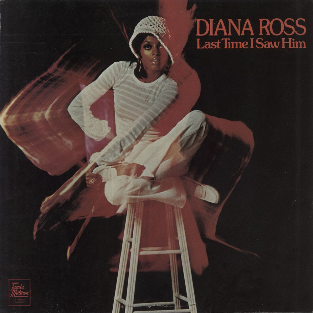 Diana Ross Last Time I Saw Him UK vinyl LP album (LP record) STML11255