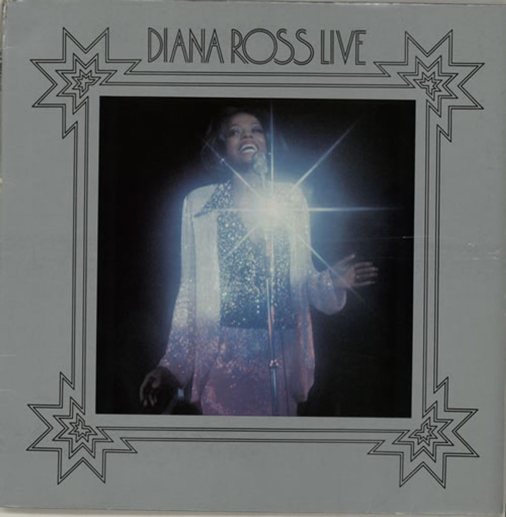 Diana Ross Live UK vinyl LP album (LP record) STMS5019