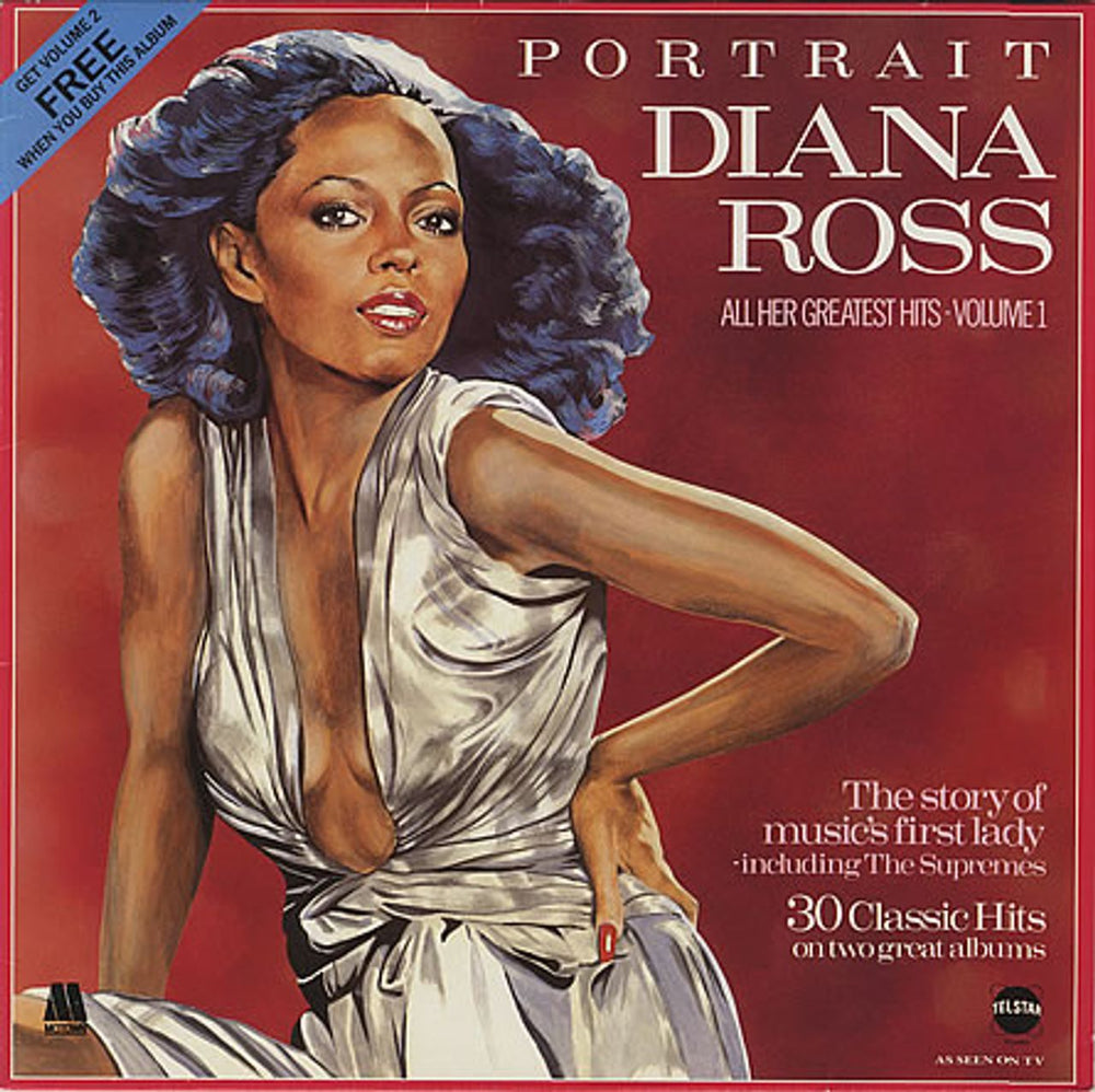 Diana Ross Portrait - All Her Greatest Hits - Volumes 1 & 2 UK 2-LP vinyl record set (Double LP Album) STAR2238A/B