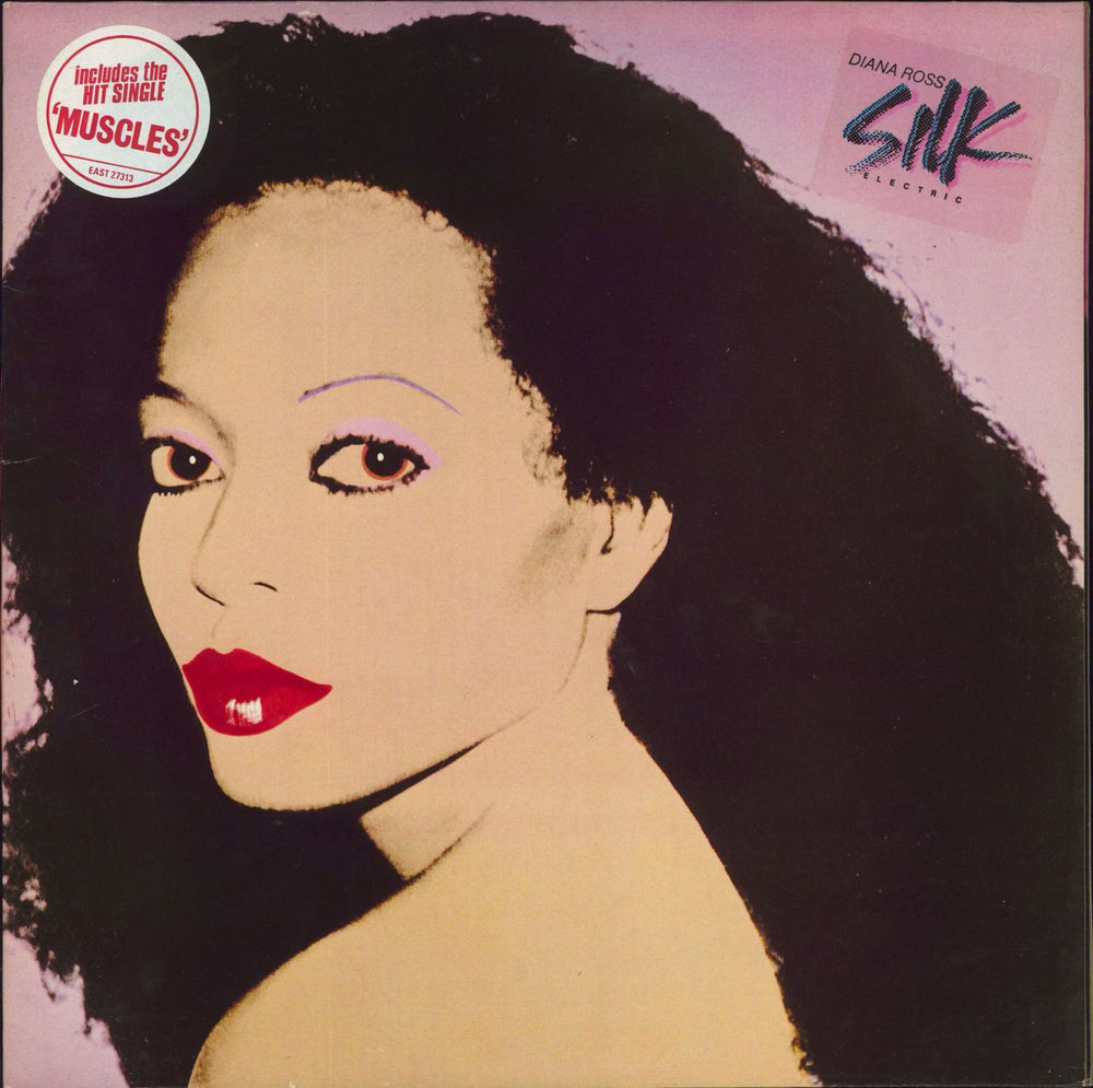 Diana Ross Silk Electric - Double Stickered UK vinyl LP album (LP record) EAST27313