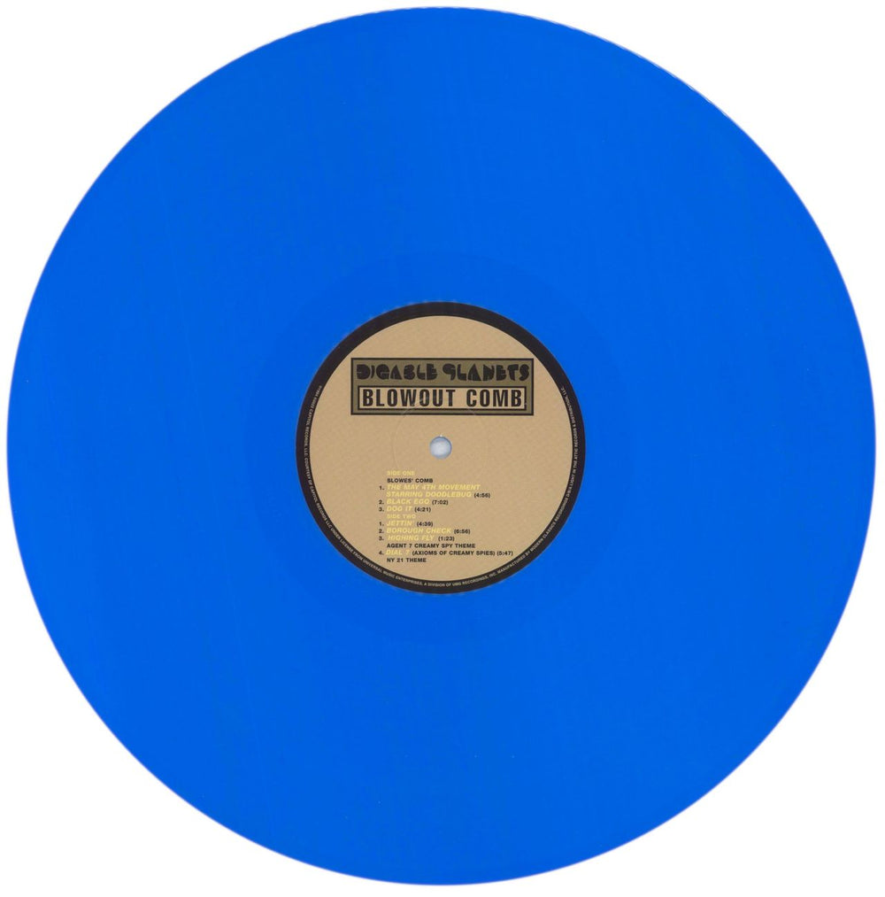 Digable Planets Blowout Comb - Gold and Blue Vinyl US 2-LP vinyl record set (Double LP Album) Y6M2LBL850412