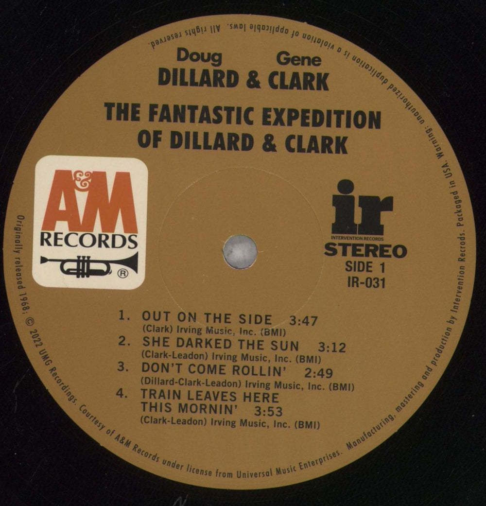 Dillard & Clark The Fantastic Expedition Of Dillard & Clark - 180gm UK vinyl LP album (LP record) D+CLPTH844675