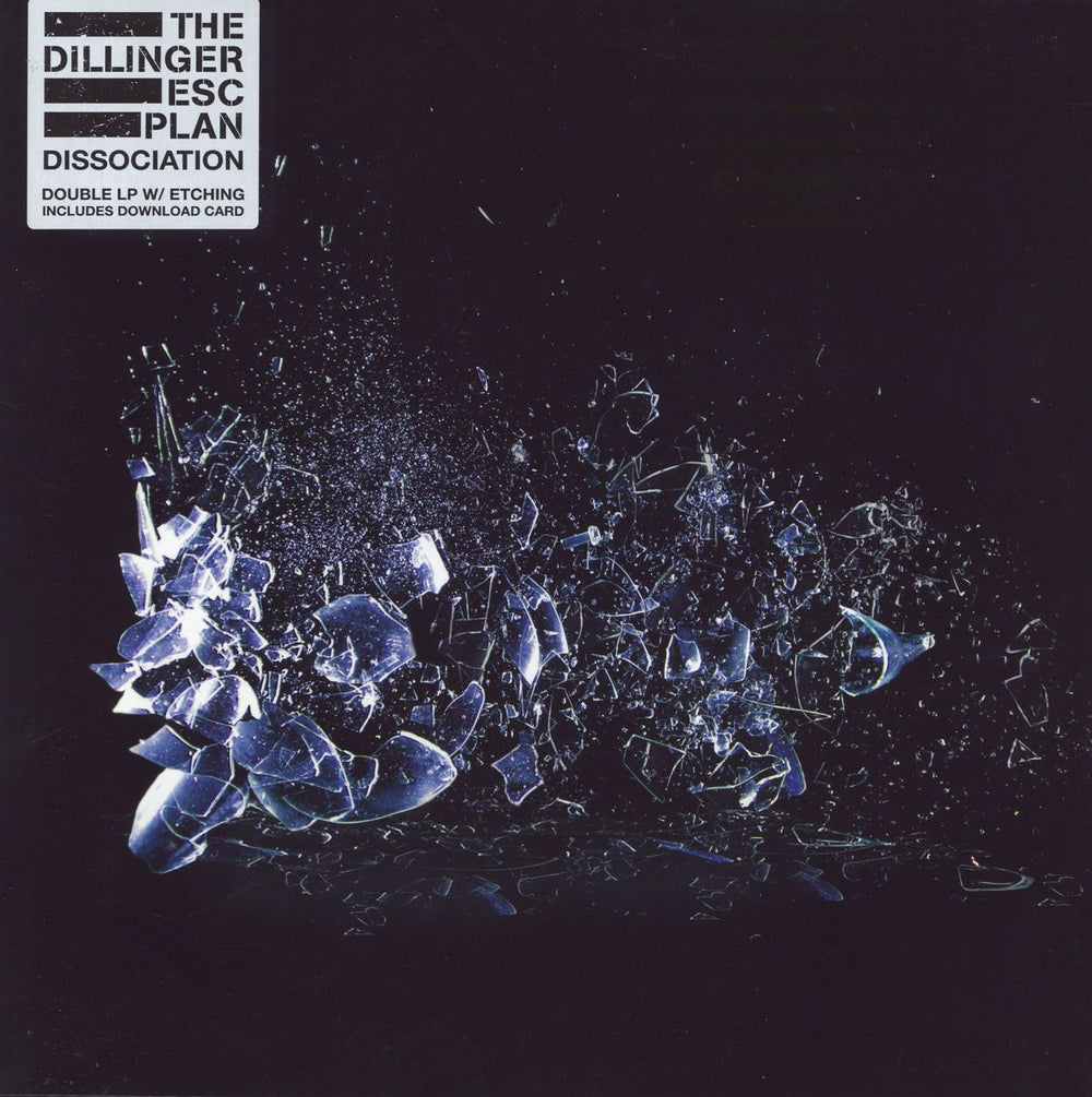 Dillinger Escape Plan Dissociation - Blue Vinyl US 2-LP vinyl record set (Double LP Album) PSI005LP