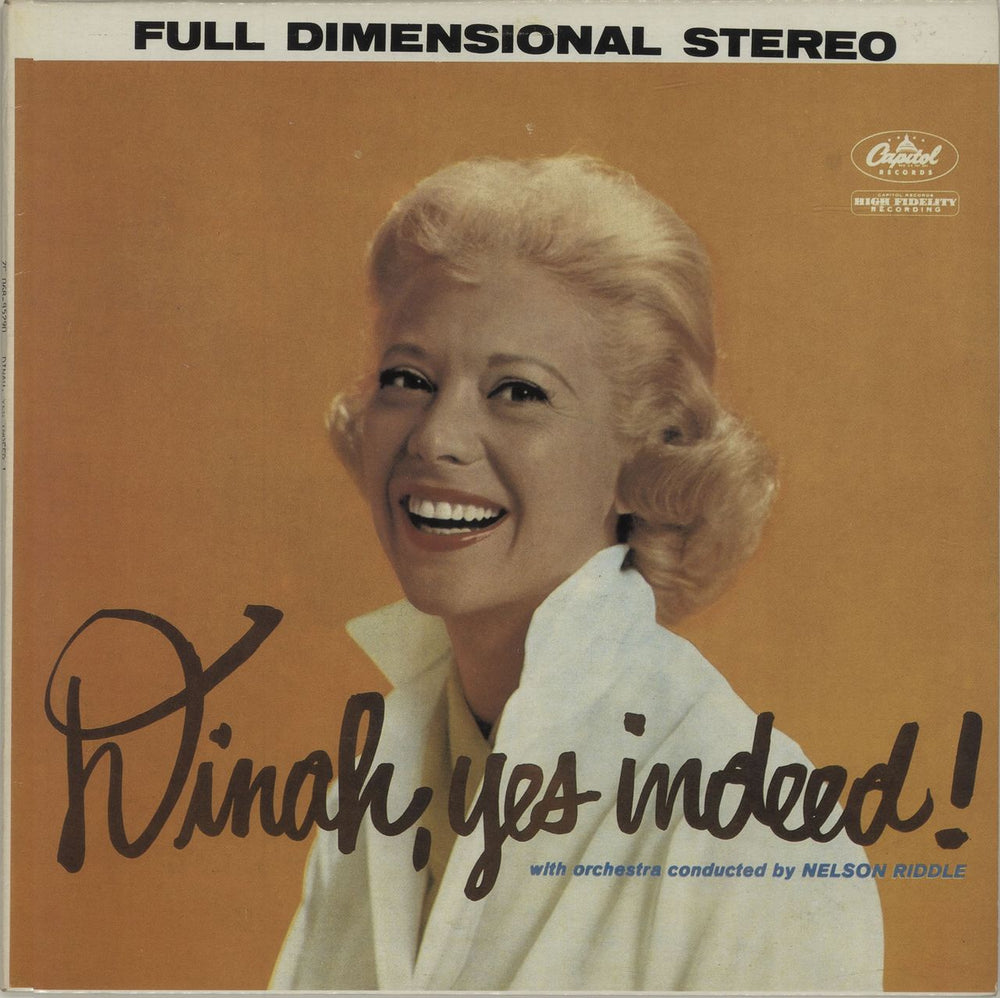 Dinah Shore Dinah, Yes Indeed! French vinyl LP album (LP record) ST1247