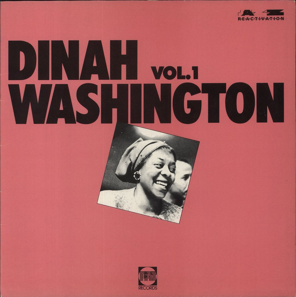 Dinah Washington Dinah Washington Vol. 1 UK vinyl LP album (LP record) JR117