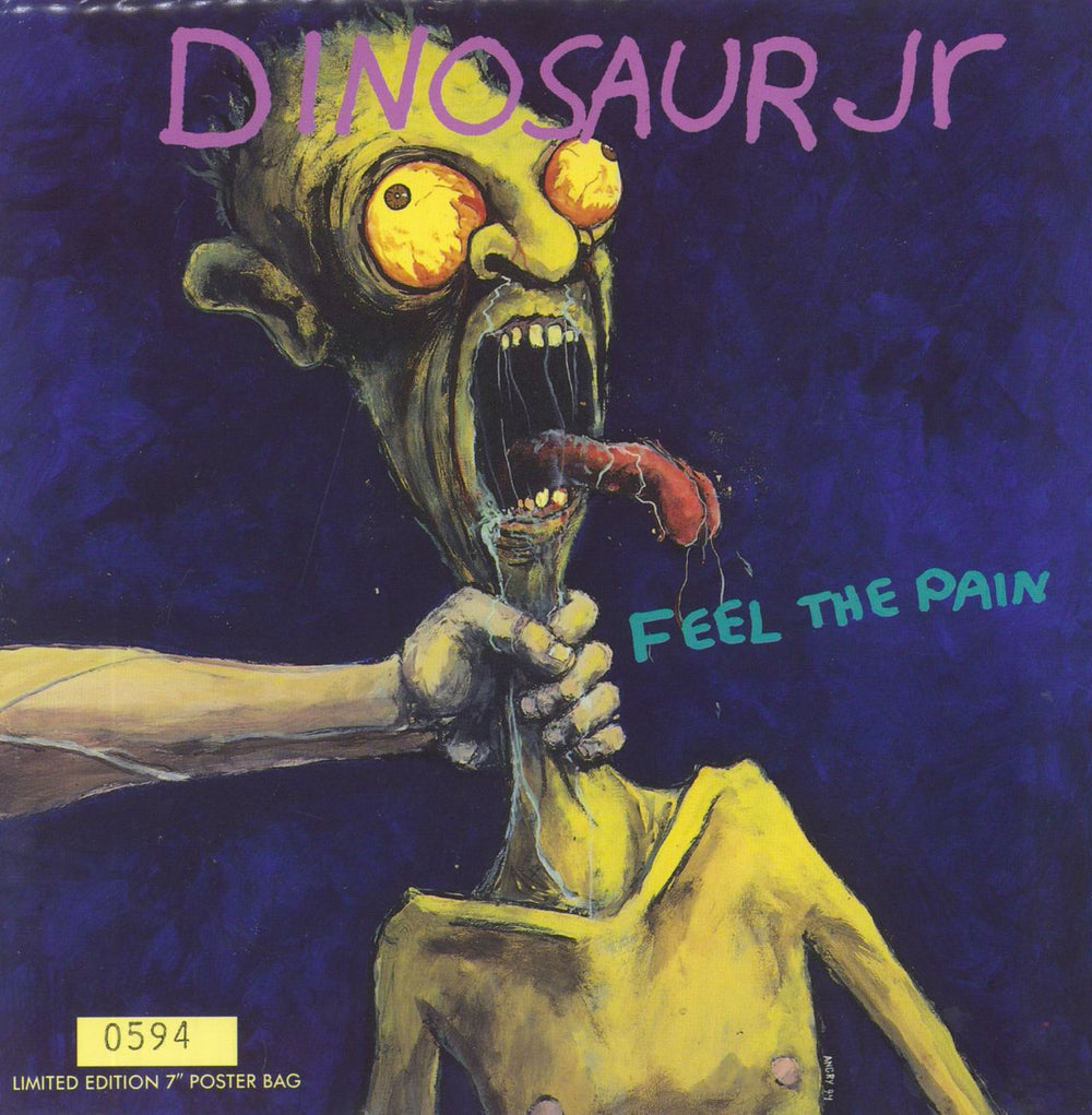 Dinosaur Jr Feel The Pain UK 7" vinyl single (7 inch record / 45) NEG74