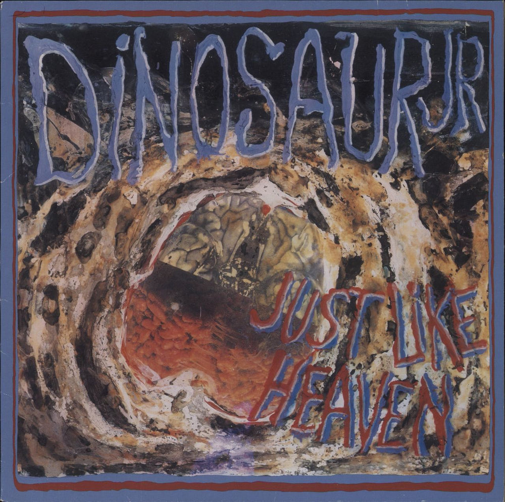 Dinosaur Jr Just Like Heaven - Etched German 12" vinyl single (12 inch record / Maxi-single) NORMAL107