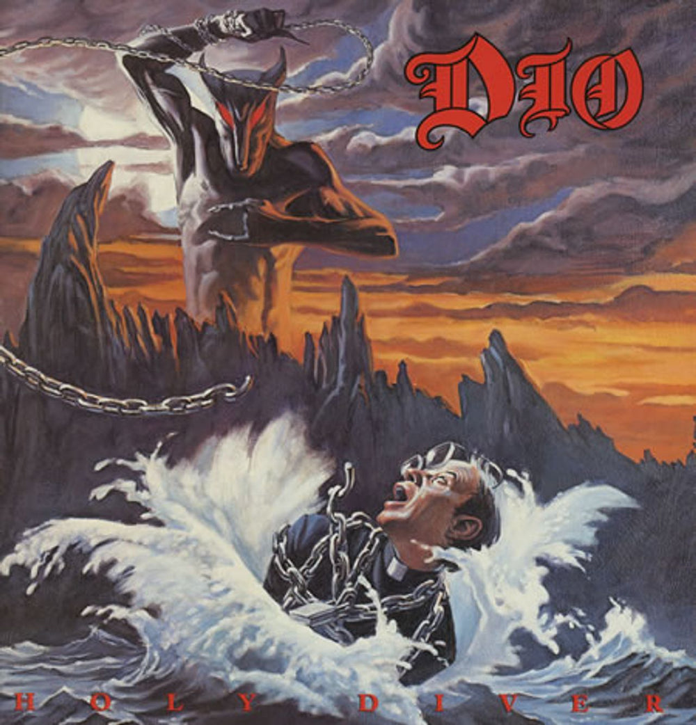 Dio Holy Diver Dutch vinyl LP album (LP record) 811021-1