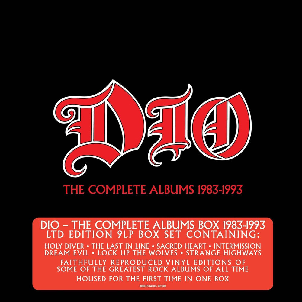 Dio The Complete Albums 1983-1993 - Deluxe Edition 9-LP Box Set - Sealed UK Vinyl Box Set 7512808