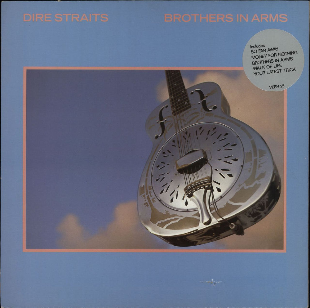 Dire Straits Brothers In Arms - 5 track Hype Sticker - EX UK vinyl LP album (LP record) VERH25