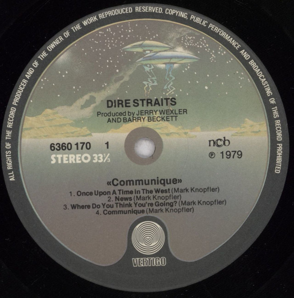 Dire Straits Communique - EX Swedish vinyl LP album (LP record) DIRLPCO848543