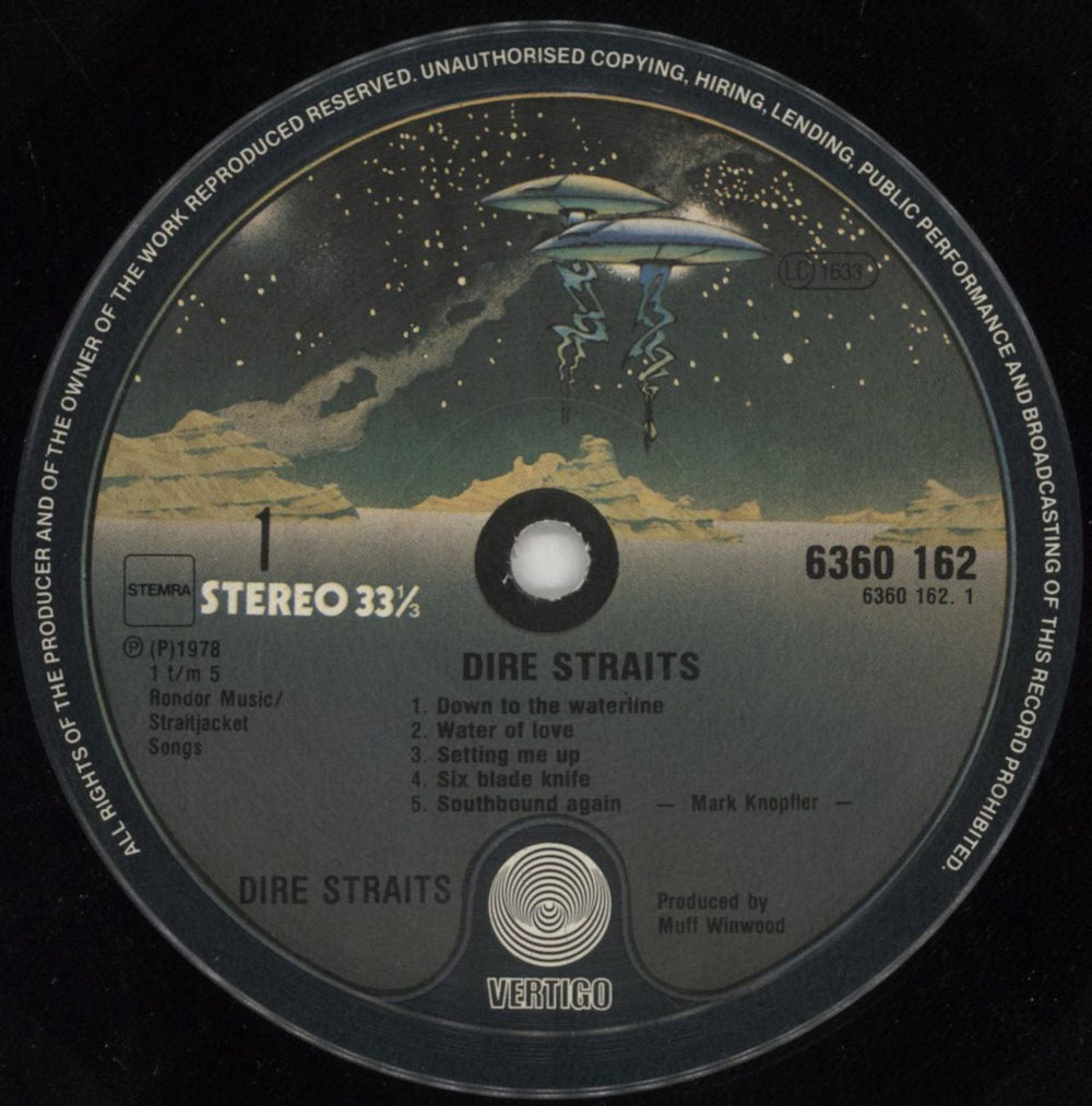 Dire Straits Dire Straits Dutch vinyl LP album (LP record) DIRLPDI598639