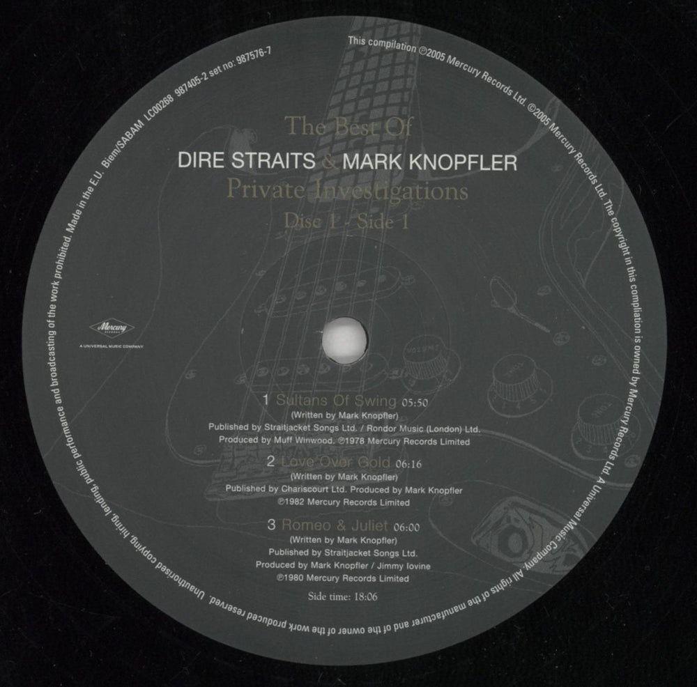 Dire Straits Private Investigations - The Best Of German 2-LP vinyl record set (Double LP Album) DIR2LPR350879