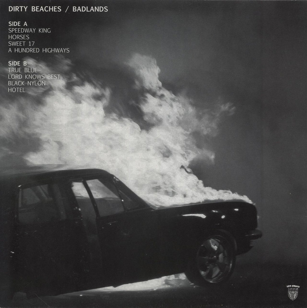 Dirty Beaches Badlands UK vinyl LP album (LP record)