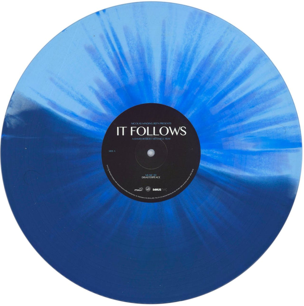 Disasterpeace It Follows - Blue Splatter Vinyl US vinyl LP album (LP record) 5U6LPIT805910