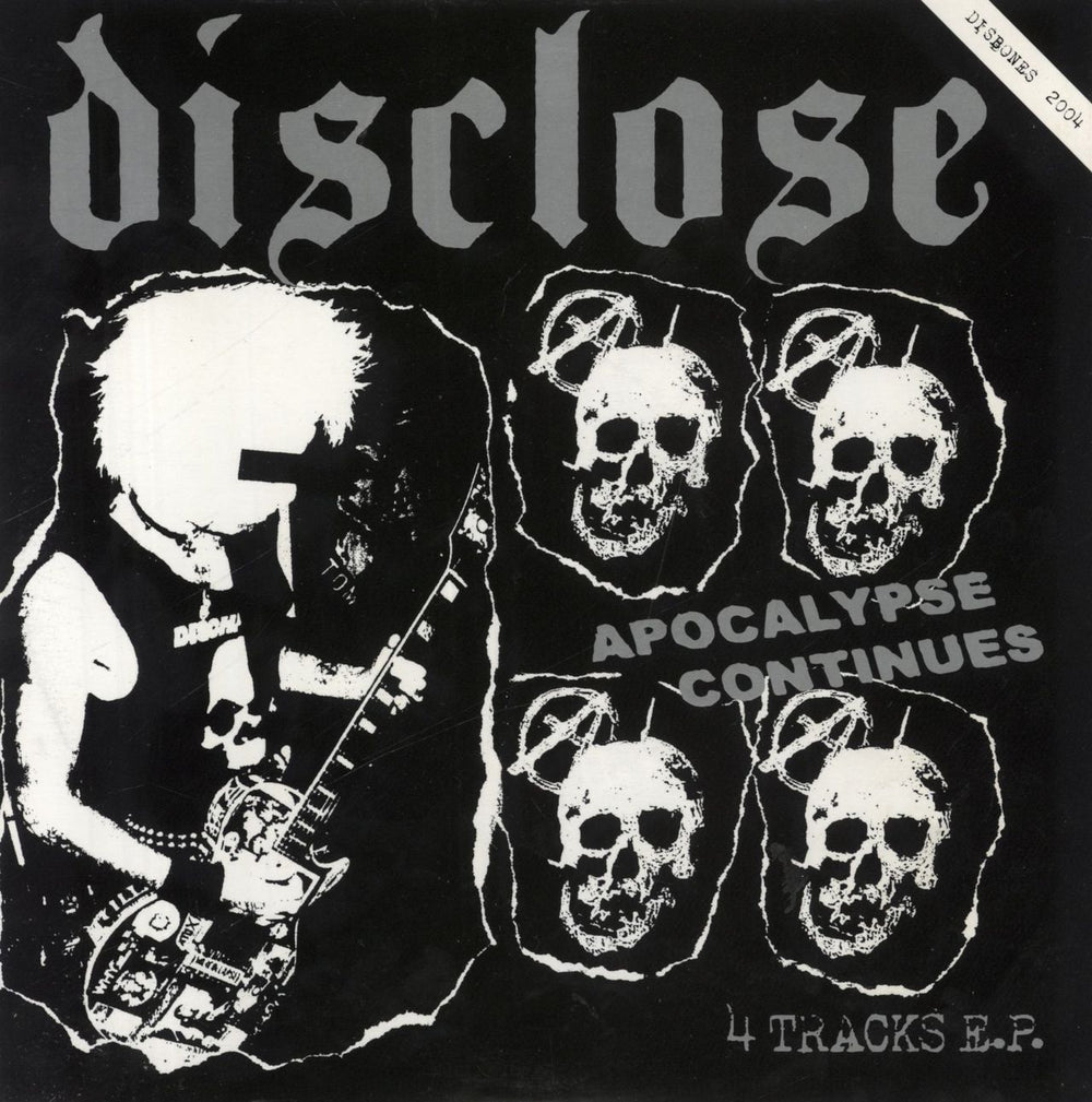 Disclose Apocalypse Continues Japanese 7" vinyl single (7 inch record / 45) OVERTHROW-037