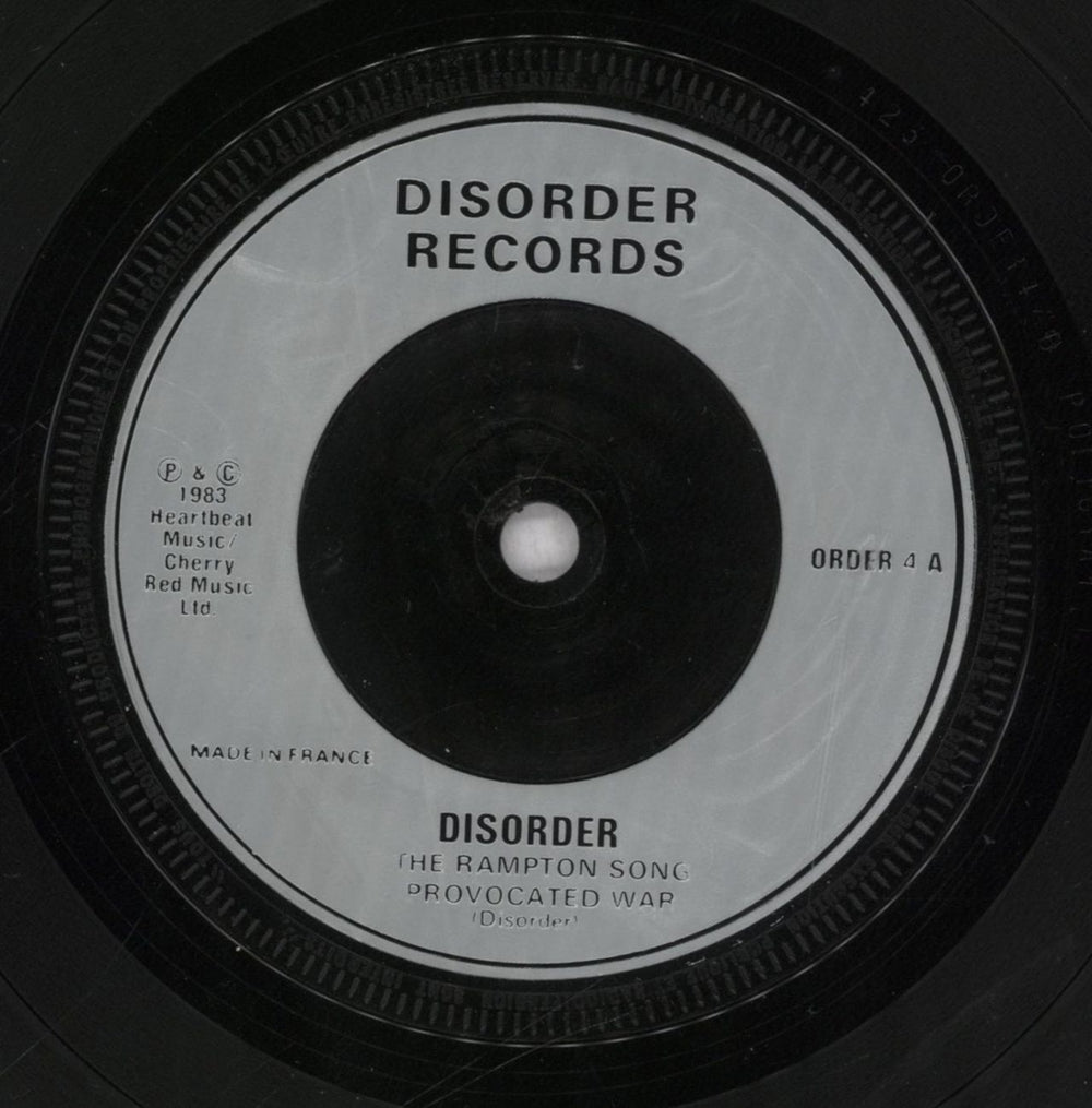 Disorder Mental Disorder EP UK 7" vinyl single (7 inch record / 45) IKU07ME834783