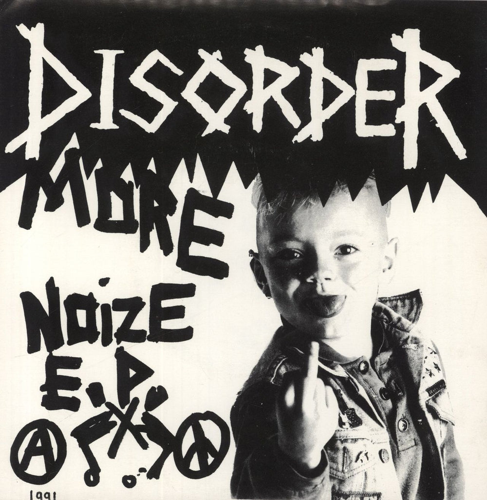 Disorder More Noize E.P. - 1st US 7" vinyl single (7 inch record / 45) FFP001