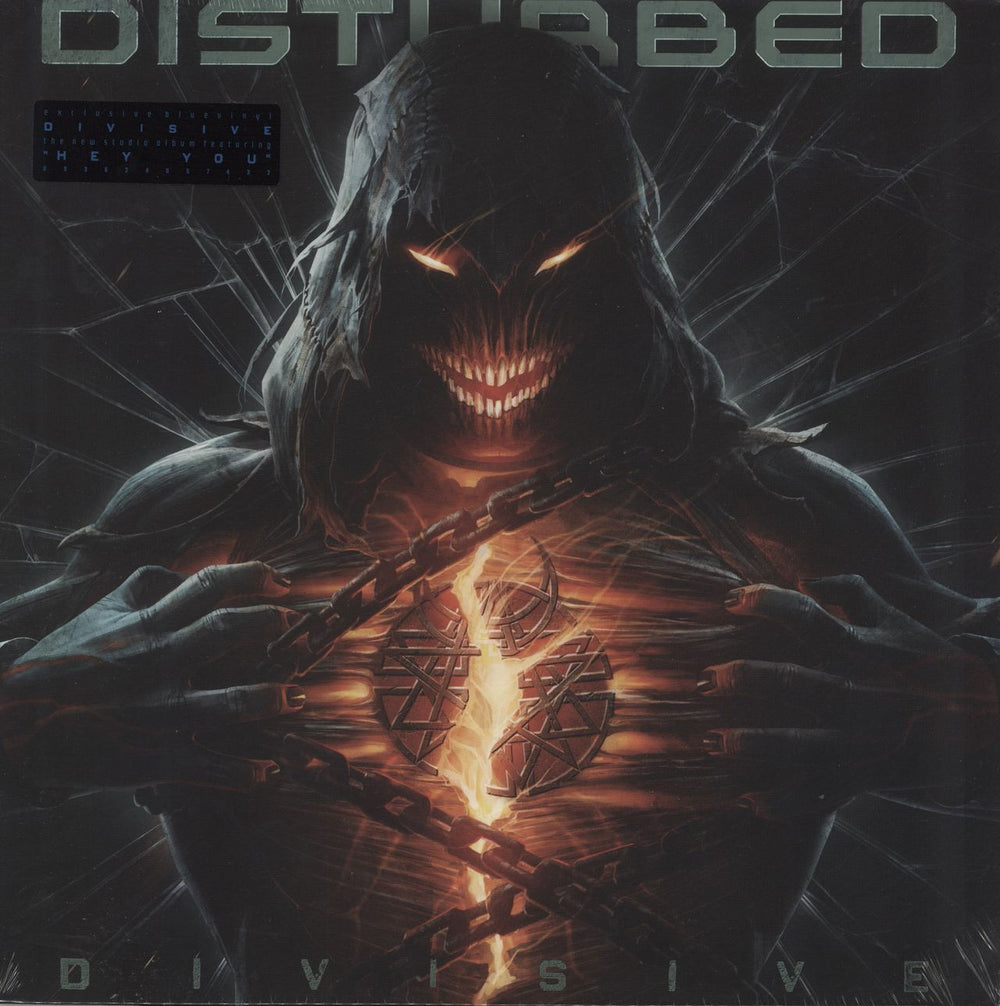 Disturbed Divisive - 140gm Blue vinyl - sealed German vinyl LP album (LP record) 093624867432