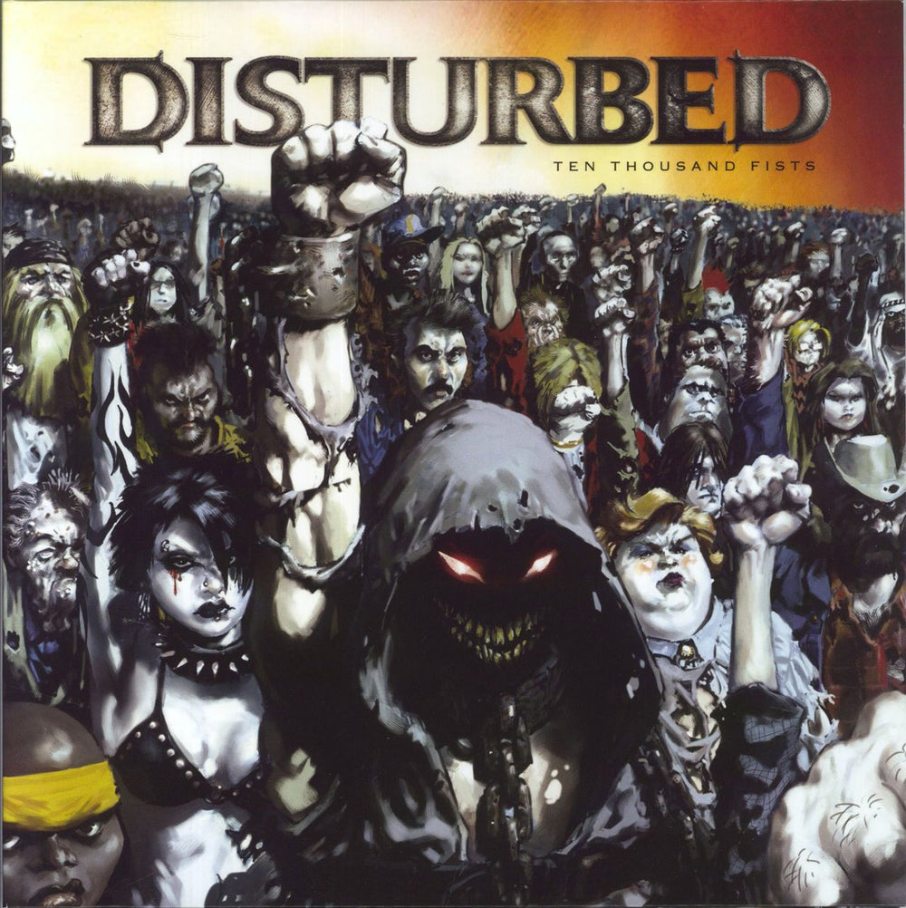 Disturbed Ten Thousand Fists - 180gram UK 2-LP vinyl record set (Double LP Album) 9362-49253-4