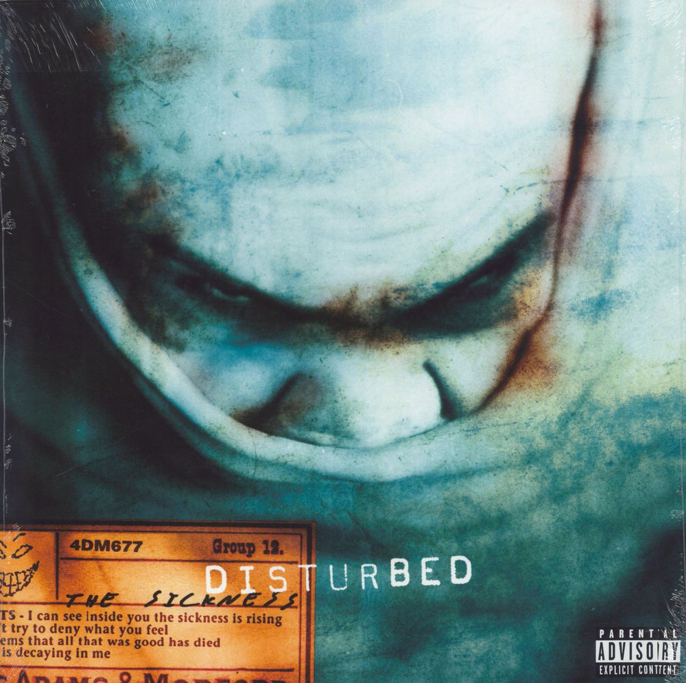 Disturbed The Sickness US vinyl LP album (LP record) 528842-1