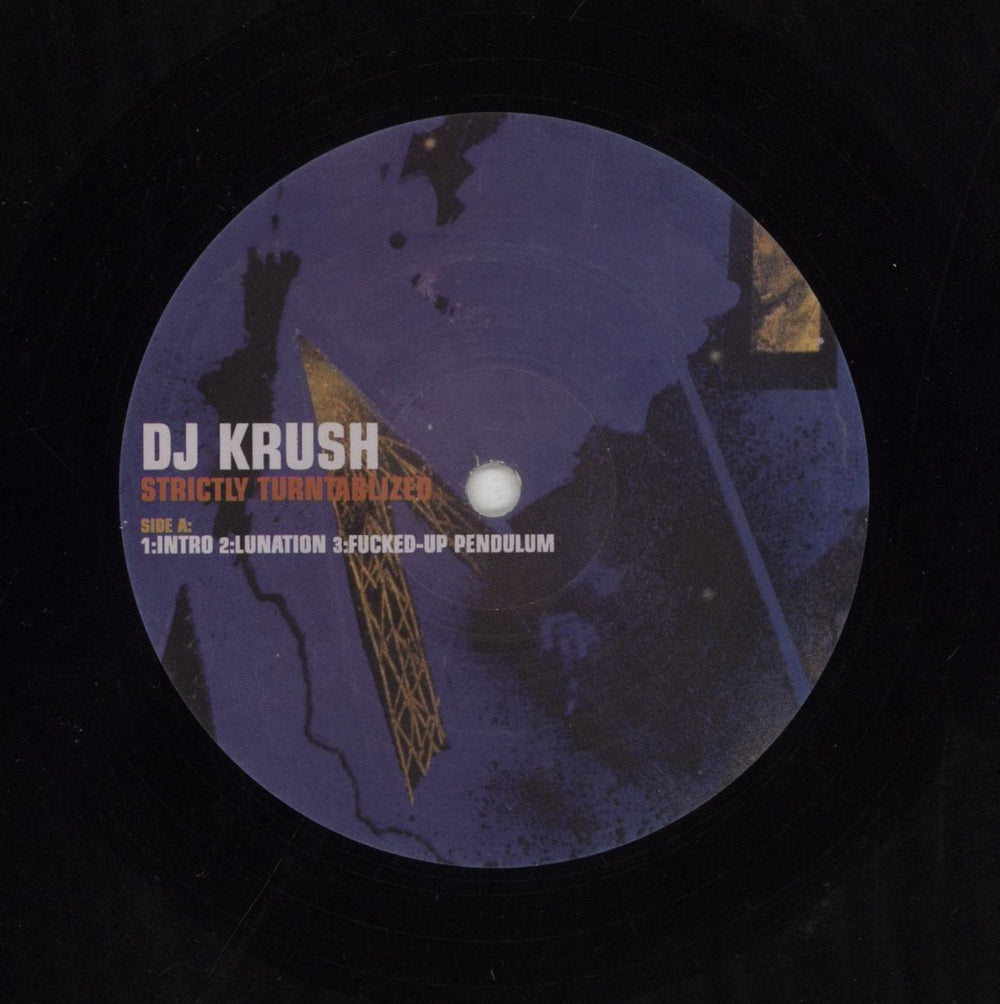 DJ Krush Strictly Turntablized UK 2-LP vinyl record set (Double LP Album) DKJ2LST711194