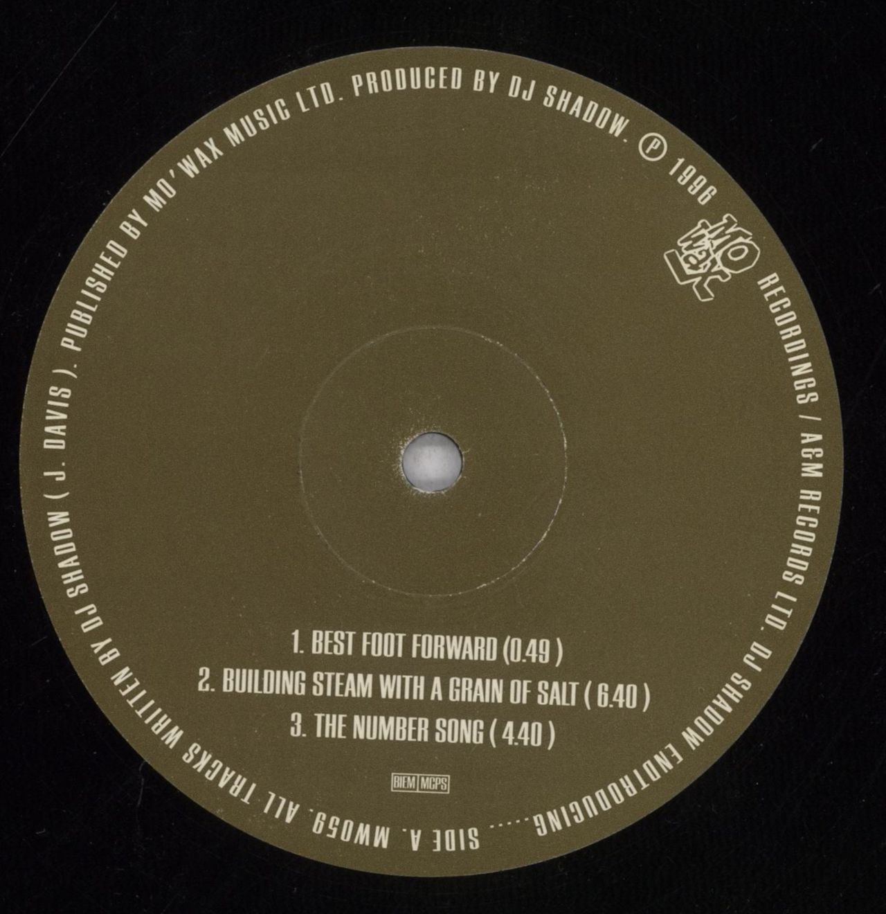DJ Shadow Endtroducing - Insert - EX UK 2-LP vinyl set — RareVinyl.com