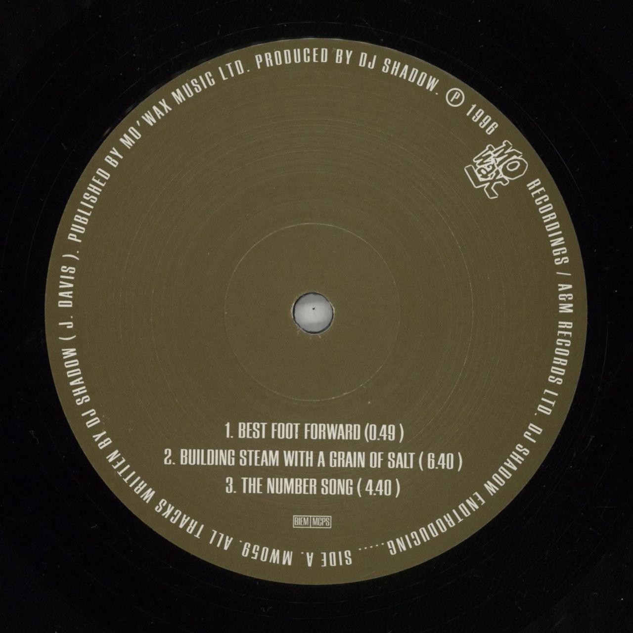 DJ Shadow Endtroducing UK 2-LP vinyl set — RareVinyl.com