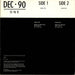 DMC December 90 One UK Promo 12" vinyl single (12 inch record / Maxi-single)