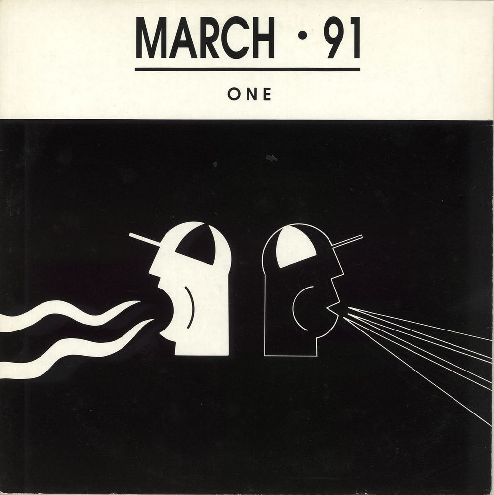 DMC March 91 One UK Promo 12" vinyl single (12 inch record / Maxi-single) DMC98/1