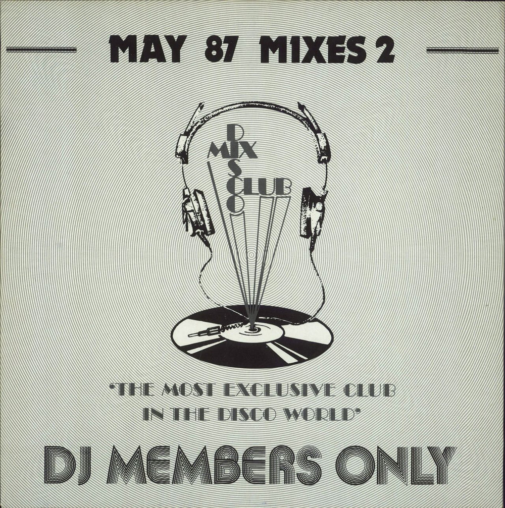 DMC May 87 Mixes 2 UK Promo 12" vinyl single (12 inch record / Maxi-single) DMC52/2