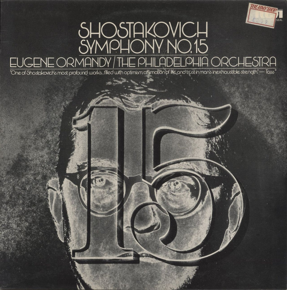 Dmitri Shostakovich Shostakovich: Symphony No. 15 UK vinyl LP album (LP record) ARL1-0014