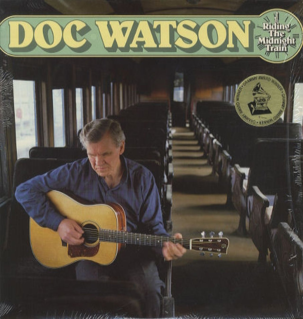 Doc Watson Riding The Midnight Train US vinyl LP album (LP record) SH-3752