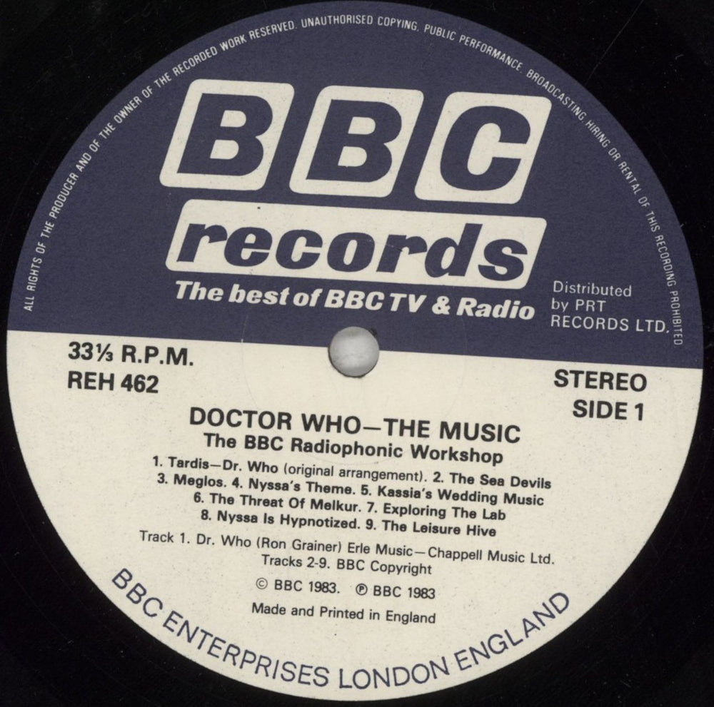 Doctor Who Doctor Who - The Music UK vinyl LP album (LP record) DRWLPDO742586