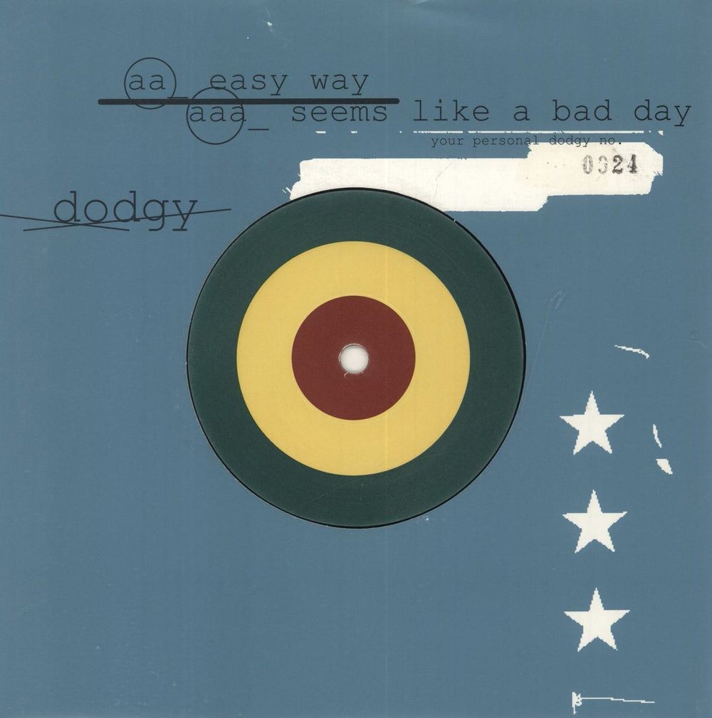 Dodgy Easy Way - Numbered UK 7" vinyl single (7 inch record / 45) BTN002