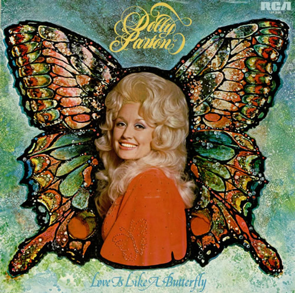 Dolly Parton Love Is Like A Butterfly UK vinyl LP album (LP record) LSA3195