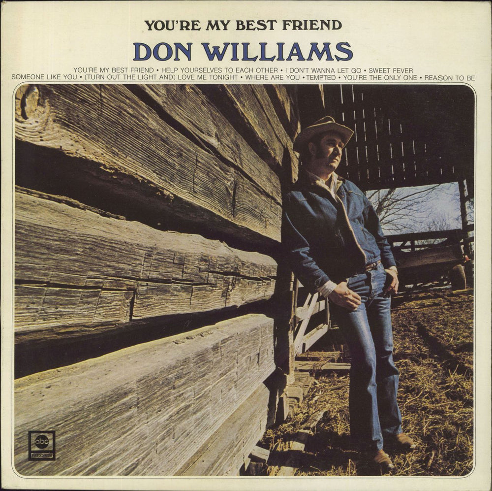 Don Williams You're My Best Friend UK vinyl LP album (LP record) ABCL5127