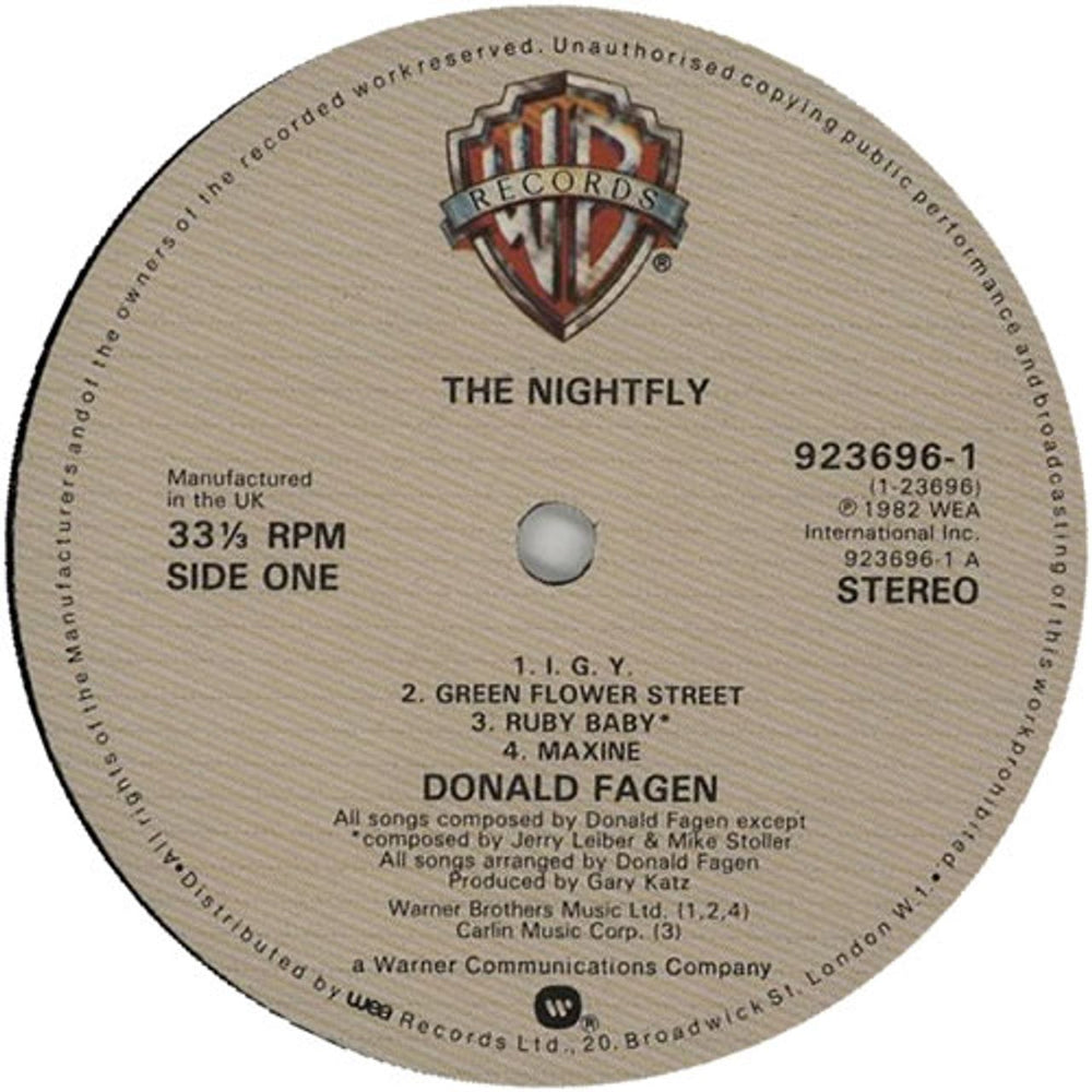 Donald Fagen The Nightfly - Hype Stickered UK vinyl LP album (LP record) DLFLPTH251167