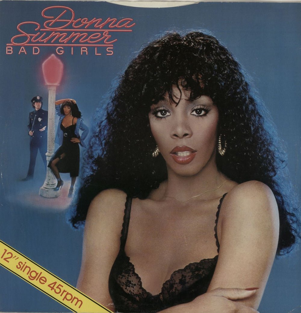 Donna Summer Bad Girls UK 12" vinyl single (12 inch record / Maxi-single) CANL155