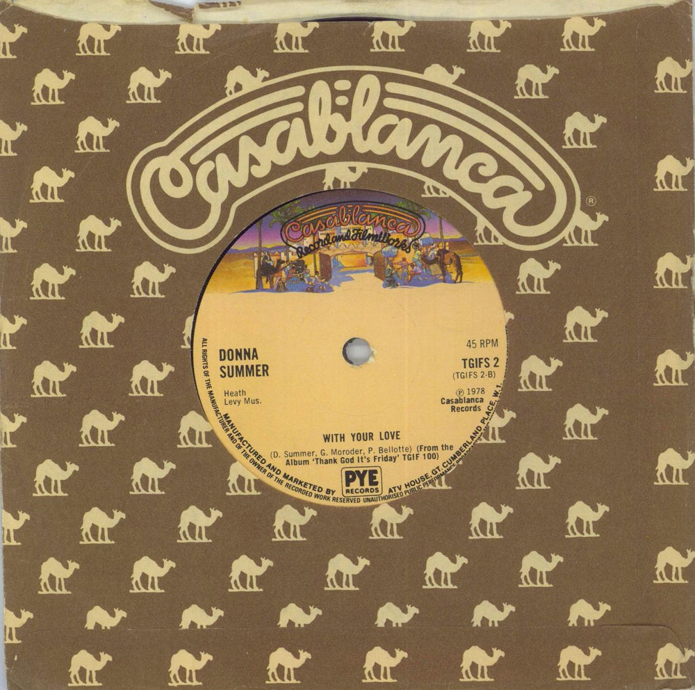 Donna Summer Last Dance UK 7" vinyl single (7 inch record / 45) SUM07LA565699