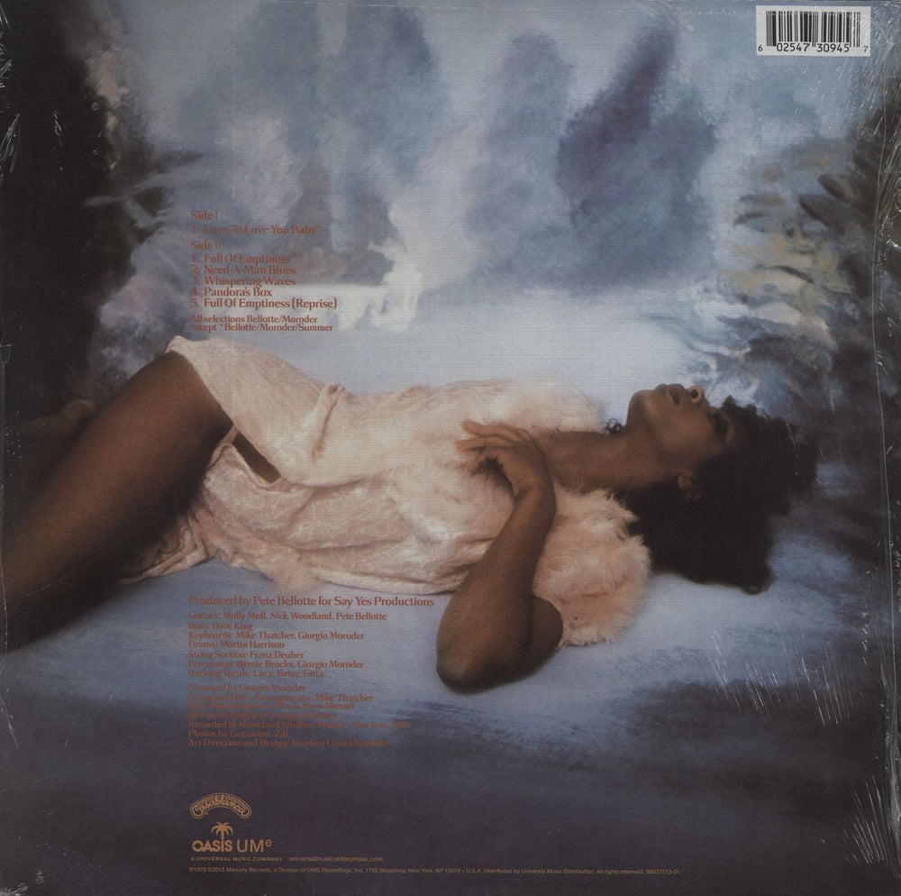 Donna Summer Love To Love You Baby - Sparkle Cover - Shrink US vinyl LP album (LP record) 602547309457