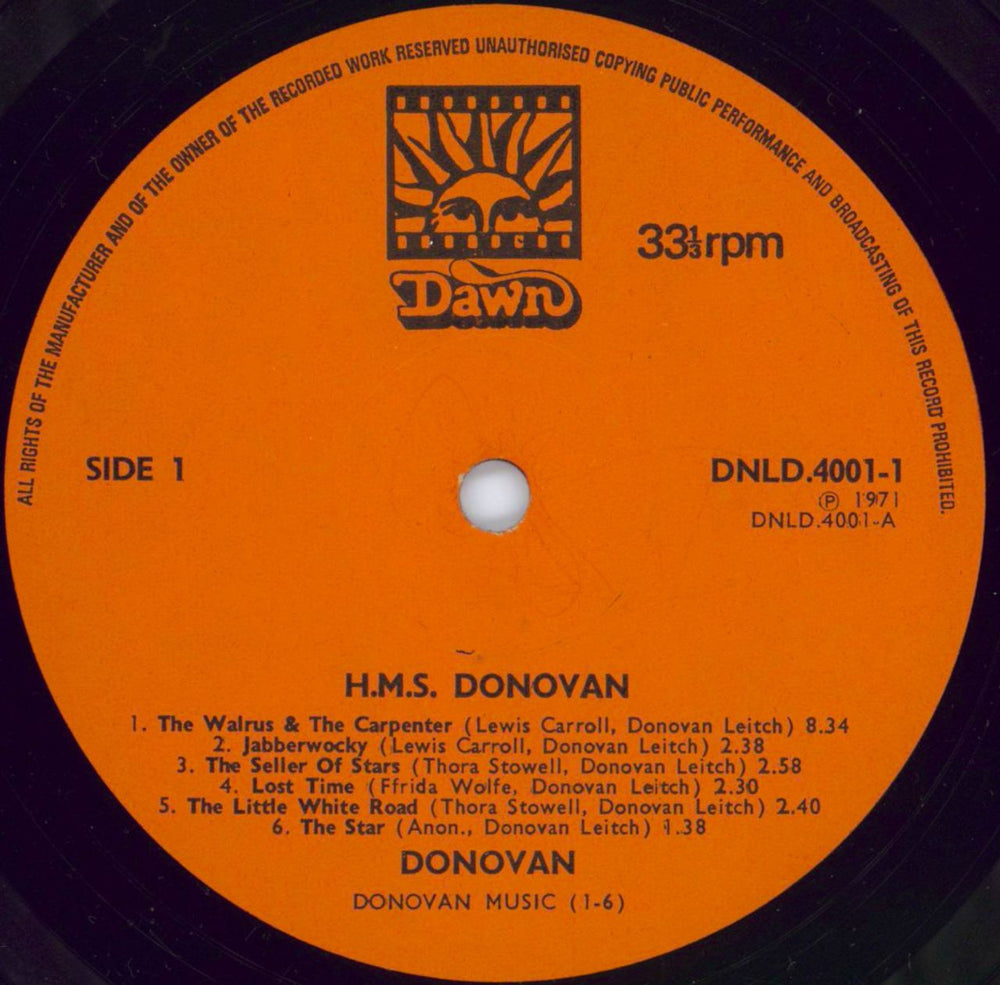 Donovan HMS Donovan - 1st + Poster - EX UK 2-LP vinyl record set (Double LP Album) DOV2LHM767726