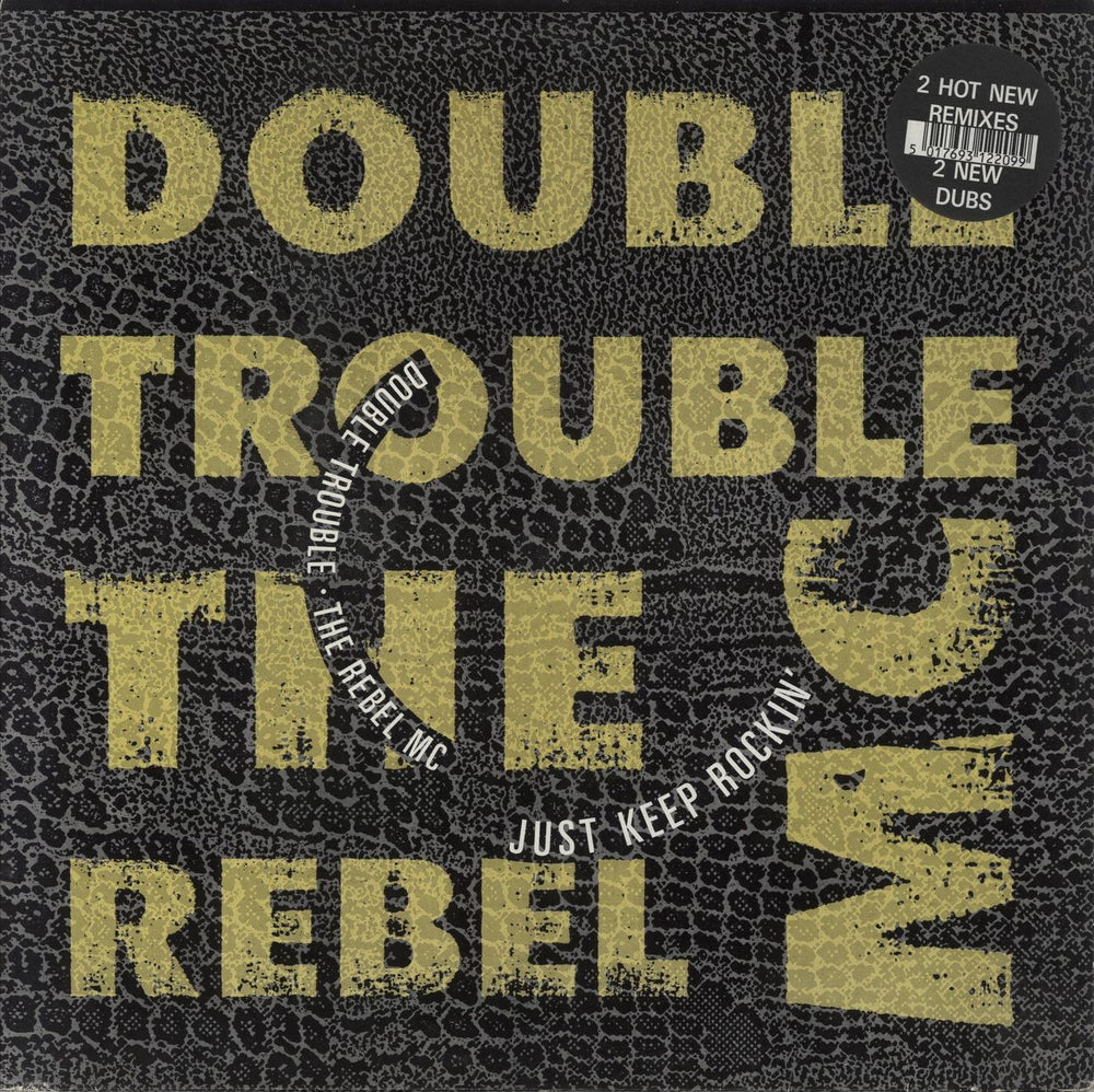 Double Trouble Just Keep Rockin' UK 12" vinyl single (12 inch record / Maxi-single) WANTX9