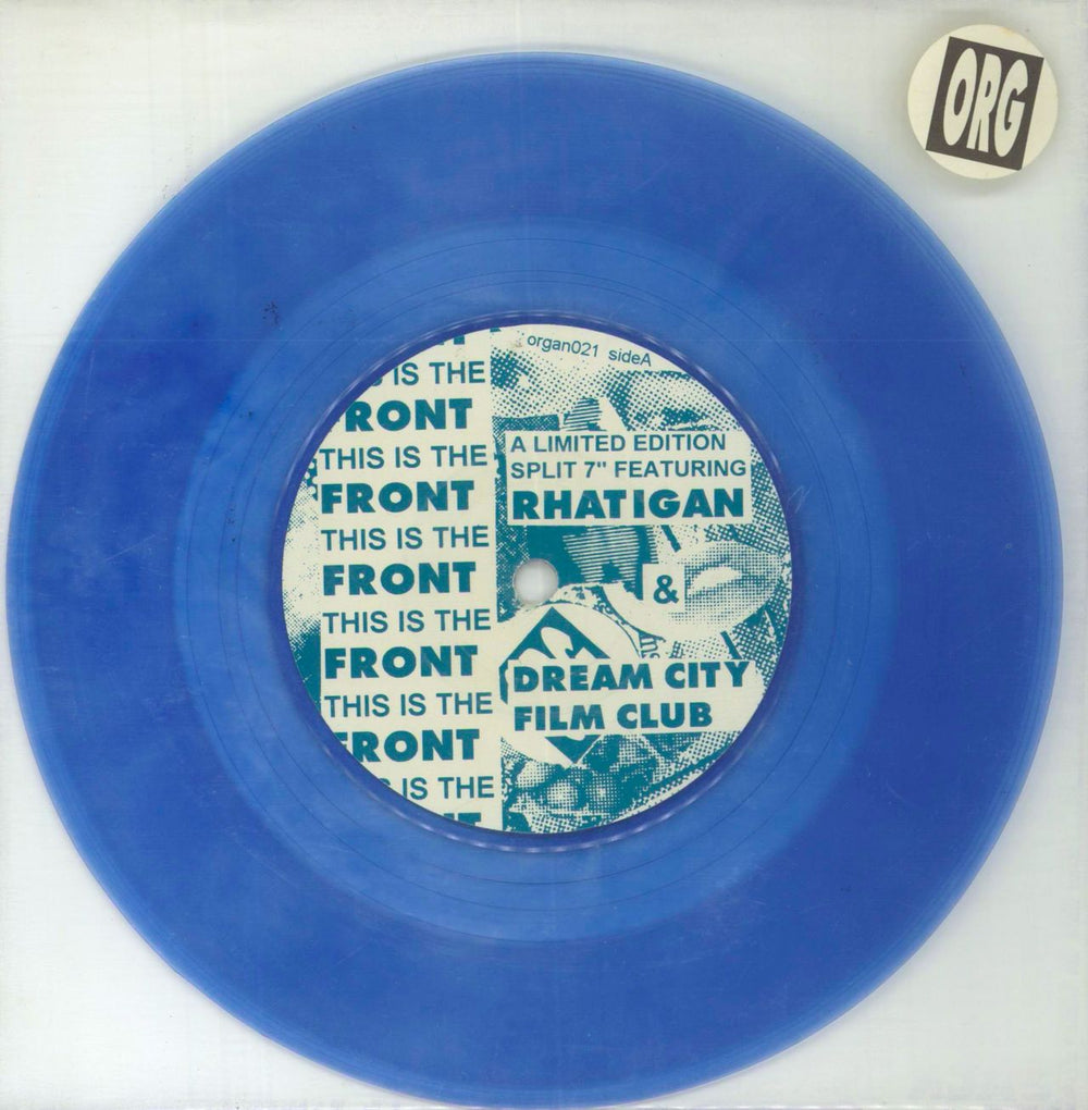 Dream City Film Club Crawl UK 7" vinyl single (7 inch record / 45) ORGAN021